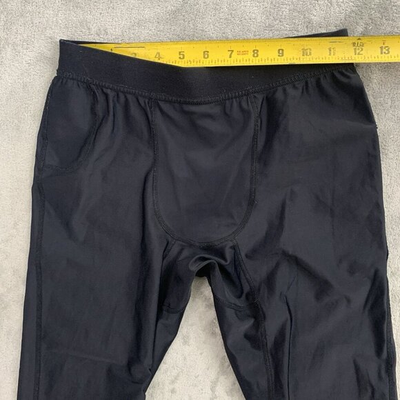 Ten Thousand 3/4 Tight Mens Small Black Workout Running Gym Training Baselayer - Picture 5 of 10